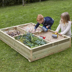 Small World Wooden Sandbox H320 x W1550 x D1500mm  hi-res