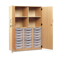 Cupboard with 24 Shallow Trays  hi-res