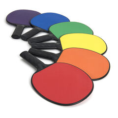 Plastic Table Tennis Bats 6pk  hi-res