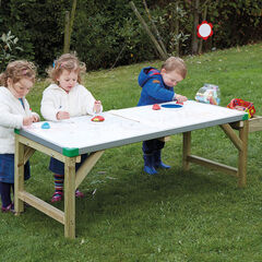 TTS Low Outdoor Whiteboard Mark Making Table  hi-res