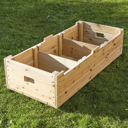 Outdoor Wooden Storage Bench  hi\-res