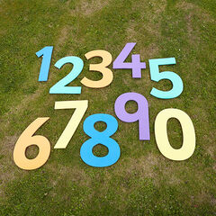 Outdoor Giant Foam Numbers 0-9  hi-res