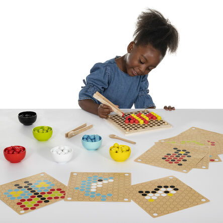 Wooden Fine Motor Pattern Balls  hi\-res