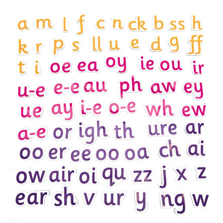 TTS Re\-usable Magnetic Phonics Pieces  hi\-res