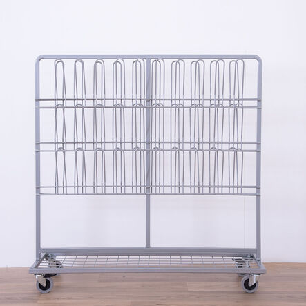 Metal Wellie Trolley Grey  hi\-res