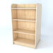 Double Sided Library Bookcase In Maple  hi\-res