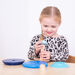 TTS Wooden Twist \x26 Turn Spinning Stacking Tops  hi\-res