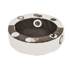 Black and White Padded Wipe Clean Baby Playring  hi-res