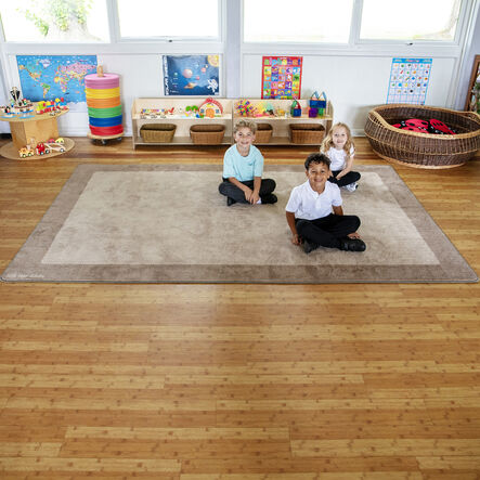 Two Tone Border Rectangular Carpet  hi\-res