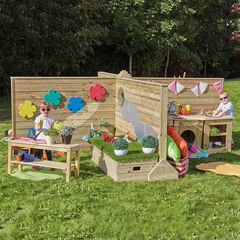 Outdoor Wooden Divided Rooms  hi-res