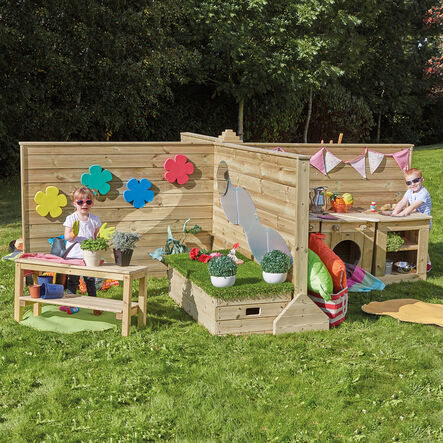 Outdoor Wooden Divided Rooms  hi\-res