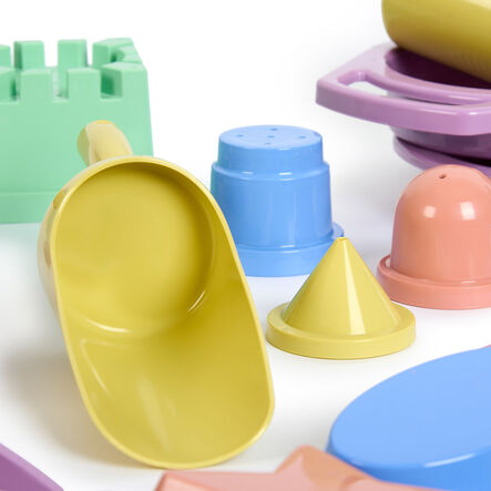 Recycled Plastic Sand \x26 Messy Play Set Pastel 48pk  hi\-res