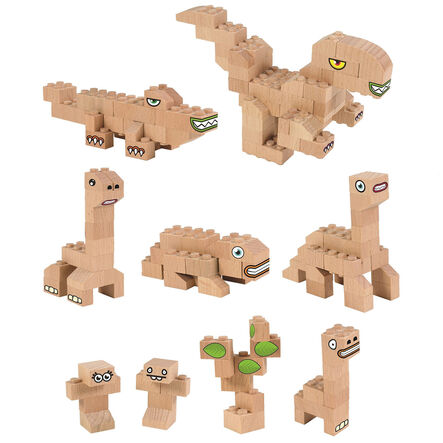 Wooden Construction Bricks  hi\-res