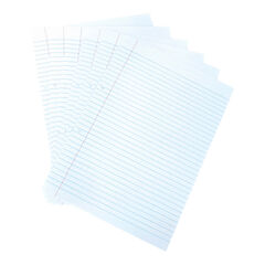 A4 Exercise Paper 8mm Ruled Margin Punched 2 Holes 2500pk  hi-res