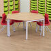 Trapezoidal Fully Welded Tables  hi\-res