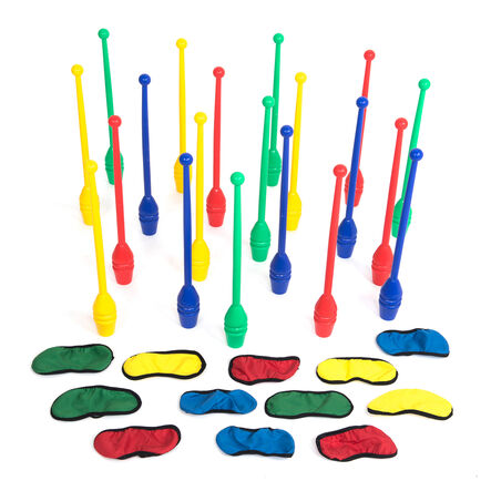Blindfold\/Skittle Team Building Game  hi\-res