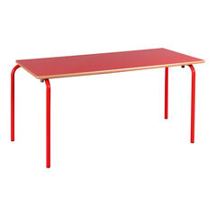 Rectangle Coloured Frame Classroom Table  hi-res