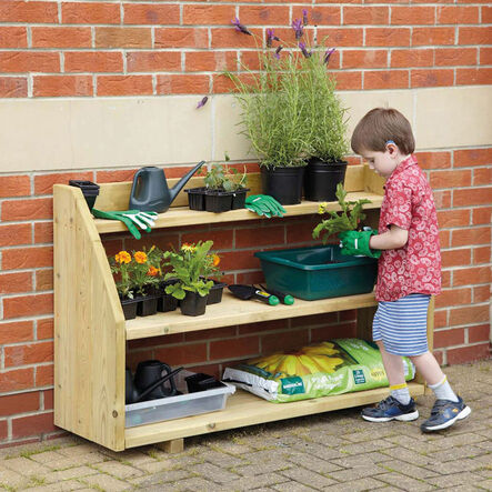 Outdoor Wooden Shelving Unit H760 x W390 x L1270mm  hi\-res
