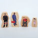 Wooden Community and Occupation People Blocks  hi\-res