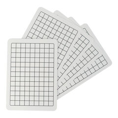 Superlight Mini Gridded A4 Whiteboards  hi-res