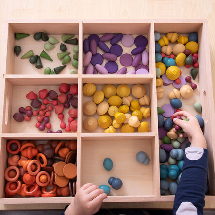 Wooden Sorting Tray  hi\-res