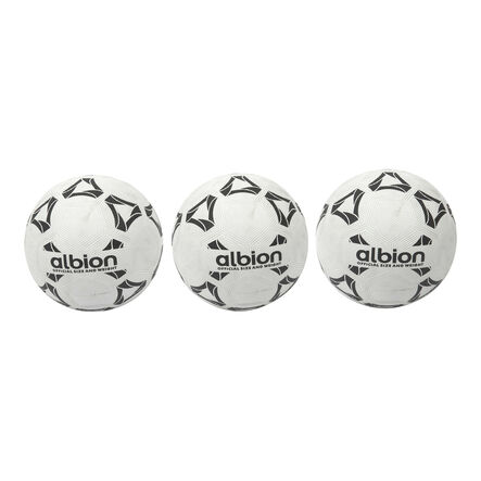 Heavy Duty Nylon Wound Playground Footballs 3pk  hi\-res