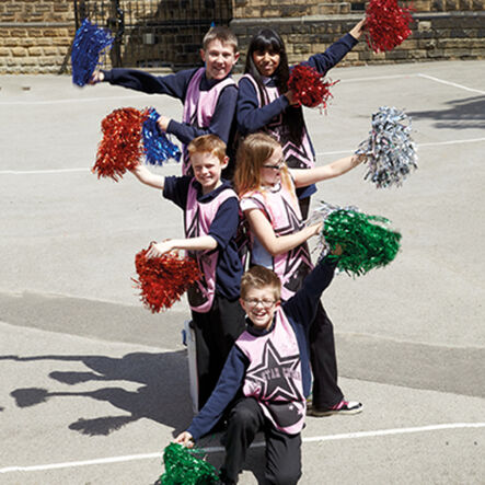 Glittery Dance Pom Poms  hi\-res