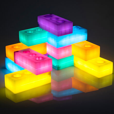 TTS Light Up Glow Construction Bricks  hi\-res