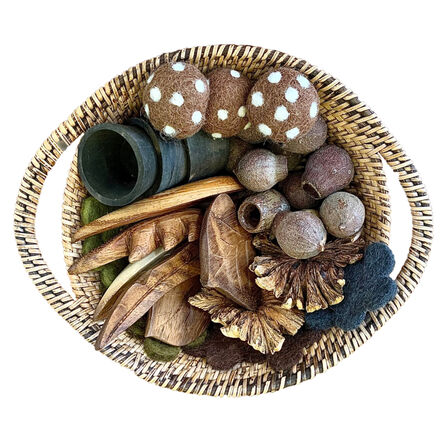 Loose Parts Nature Collection Basket 35pcs  hi\-res