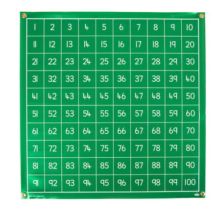 TTS Write on Vinyl Hundred Squares 1\-100 Ascending  hi\-res