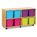 Mobile Tray Storage Unit With 8 Jumbo Trays  hi\-res