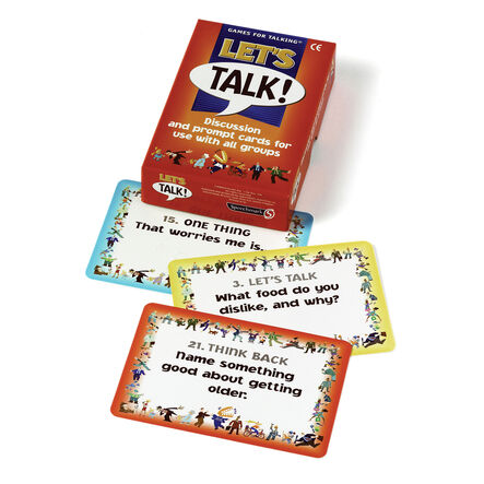 \'Let\'s Talk\' Discussion Prompt Cards  hi\-res