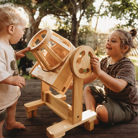 Explore Nook Construction Wooden Cement Mixer  hi\-res