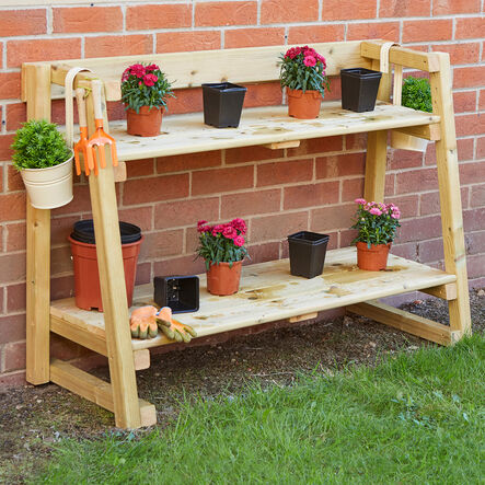 Tiered Outdoor Shelving Unit  hi\-res
