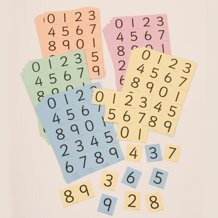 TTS Coloured Digit Cards Class Pack  hi\-res