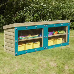 Outdoor Wooden Storage Units H80cm  hi-res