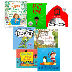 Author Reading Books 7pk  hi-res