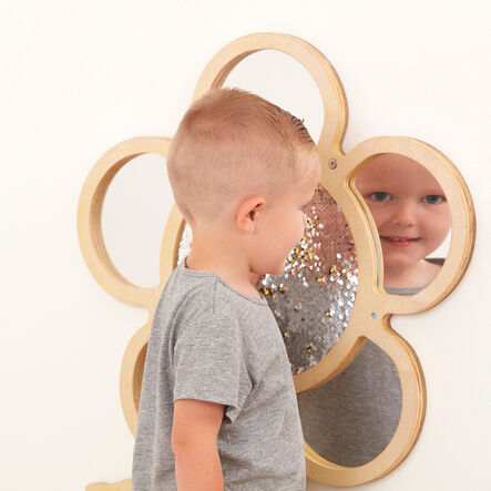 TTS Mark Making Sequin and Mirror Daisy Frames  hi\-res