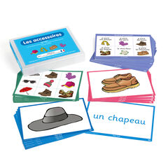 TTS French Accessories Vocabulary Builder Activity Cards 46pk  hi-res