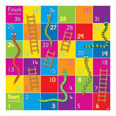 TTS Bee-Bot&reg; Snakes and Ladders Mat  hi-res