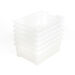 Gratnells Storage Trays 6 Pack Clear Deep Clear hi\-res