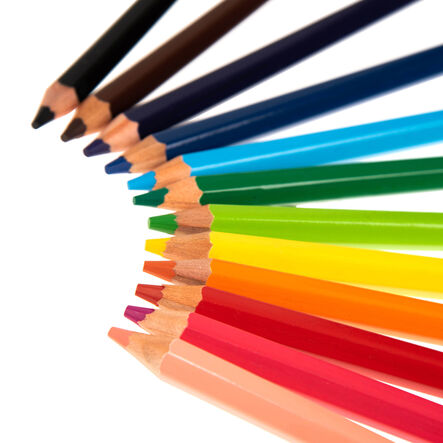TTS Chunky Hexagonal Coloured Pencils Assorted  hi\-res
