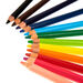 TTS Chunky Hexagonal Coloured Pencils Assorted  hi\-res