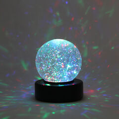 Sensory Light Up Glitter Ball  hi-res