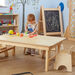 Natural Wooden Folding Early Years Table  hi\-res