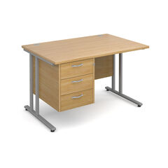 Maestro Three Drawer Rectangular Desks  hi-res
