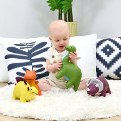 Little Friends Sensory Textures & Rattle Dinosaurs Bundle  hi-res