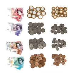 Assorted Coins (160) and Notes (32)  hi-res