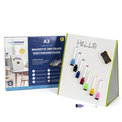 Tabletop Magnetic Whiteboard Kit A3  hi-res