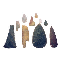 Stone Age Flint Artefact Set 10pk  hi-res